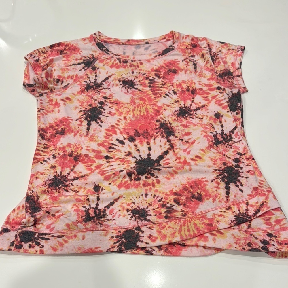 Ideology Women's Tie Dye Pink Top